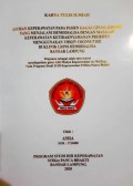 KTI Asuhan Keperawatan Pada Pasien Gagal Ginjal Kronik Yang Menjalani Hemodialisa Dengan Masalah Keperawatan Ketidaknyamanan Pruritus Menggunakan Virgin Coconut Oil Di Klinik Lions Hemodialisa Bandar Lampung 2020