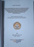 KTI ASUHAN KEPERAWATAN PADA ANAK PRASEKOLAH DENGAN MASALAH POST TRAUMATIC STRESS DISORDER (PTSD) PADA KEKERASAN SEKSUAL DENGAN MASALAH KEPERAWATAN SINDROM PASCA TRAUMA MENGGUNAKAN TERAPI BERMAIN (MENGGAMBAR) DI KANTOR PPPA KEBUPATEN MESUJI  TAHUN 2022