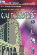 Sistem Bantu Keputusan Untuk : Quality Management