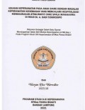 KTI ASUHAN KEPERAWATAN PADA ANAK DIARE DENGAN MASALAH KEPERAWATAN KECEMASAN YANG MENGALAMI HOSPITALISASI MENGGUNAKAN ATRAUMATIC CARE SPALK MANAKARRA DI RSUD DR. A. DADI TJOKRODIPO 2021