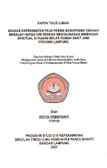 KTI ASUHAN KEPERAWATAN PADA PASIEN SKIZOFRENIA DENGAN MASALAH HARGA DIRI RENDAH MENGGUNAKAN BIMBINGAN SPIRITUAL DI RUANG MELATI RUMAH SAKIT JIWA PROVINSI LAMPUNG 2021